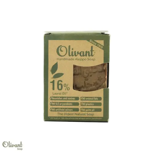 Olivant Aleppo soap with 16% laurel oil