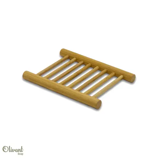 Ladder bamboo soap dish
