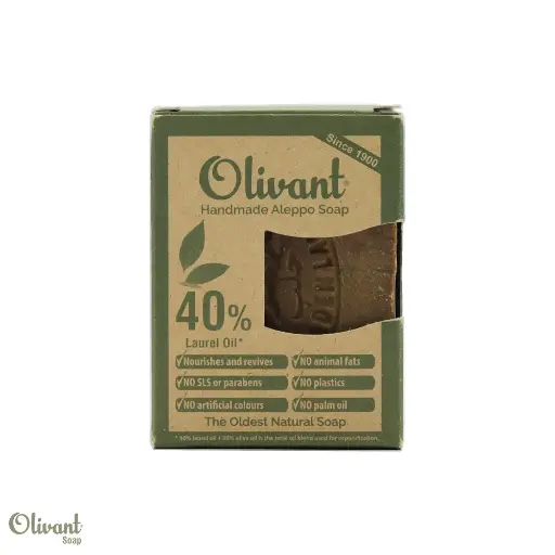 Olivant Aleppo soap with 40% laurel oil 
